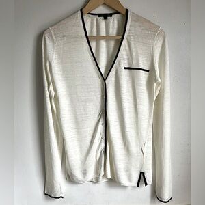 MANNIE ROSE Linen Blend Cardiganan